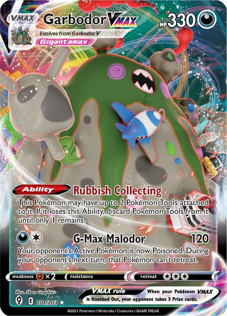 Garbodor VMAX (101/203) [Sword & Shield: Evolving Skies] | Good Games North