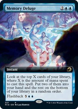 Memory Deluge Extended Art 337 (Innistrad: Midnight Hunt)  | Good Games North