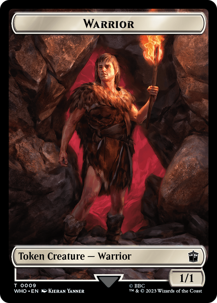 Warrior // Mark of the Rani Double-Sided Token [Doctor Who Tokens] | Good Games North