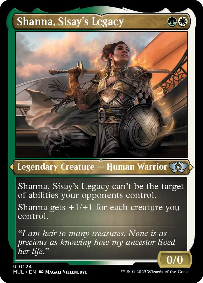 Shanna, Sisay's Legacy 124/65 (March of the Machine: Multiverse Legends)  - Etched Foil | Good Games North