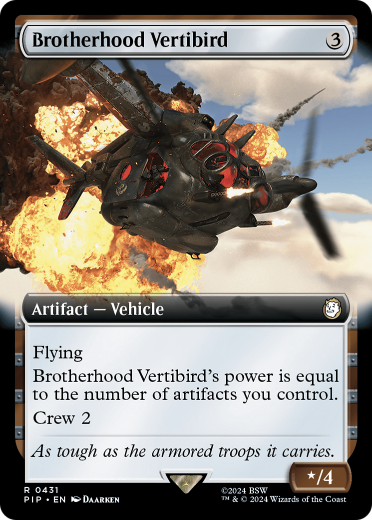 Brotherhood Vertibird (Extended Art) [Fallout] | Good Games North