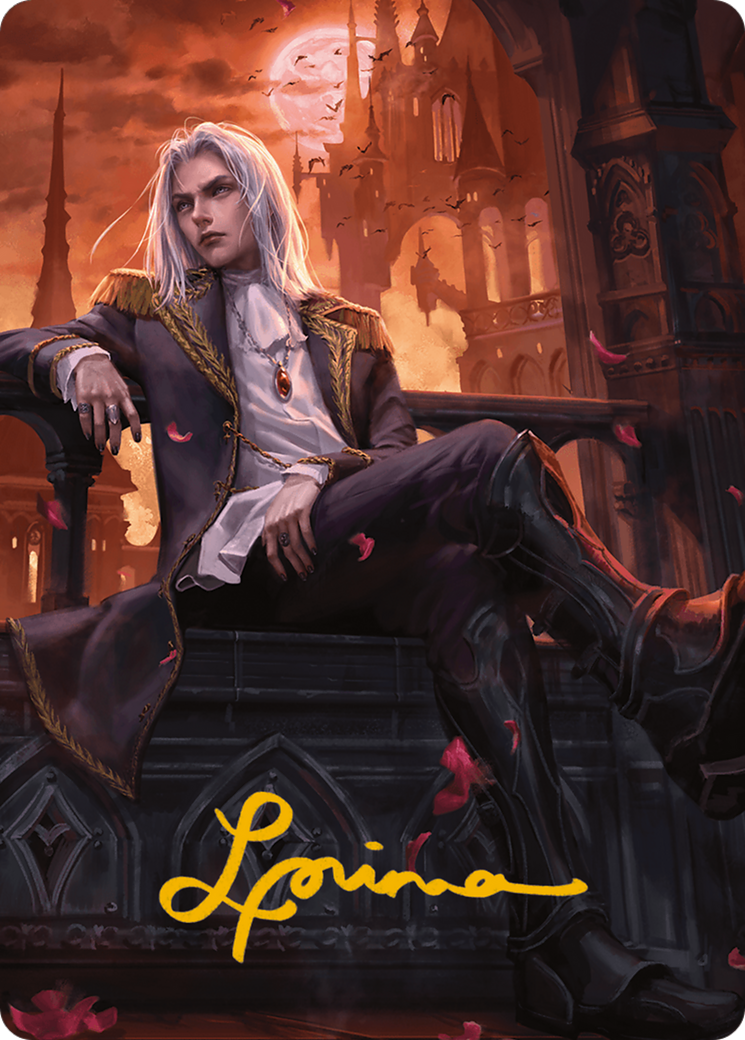 Sorin of House Markov Art Card (Gold-Stamped Signature) [Modern Horizons 3 Art Series] | Good Games North