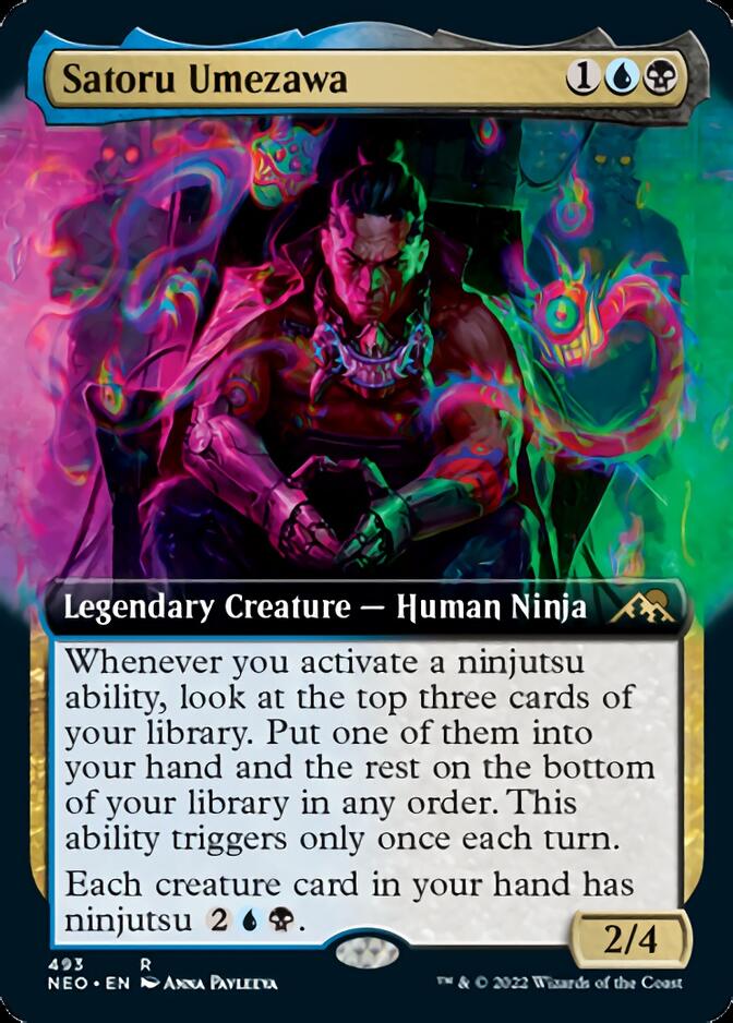Satoru Umezawa (Extended Art) [Kamigawa: Neon Dynasty] | Good Games North