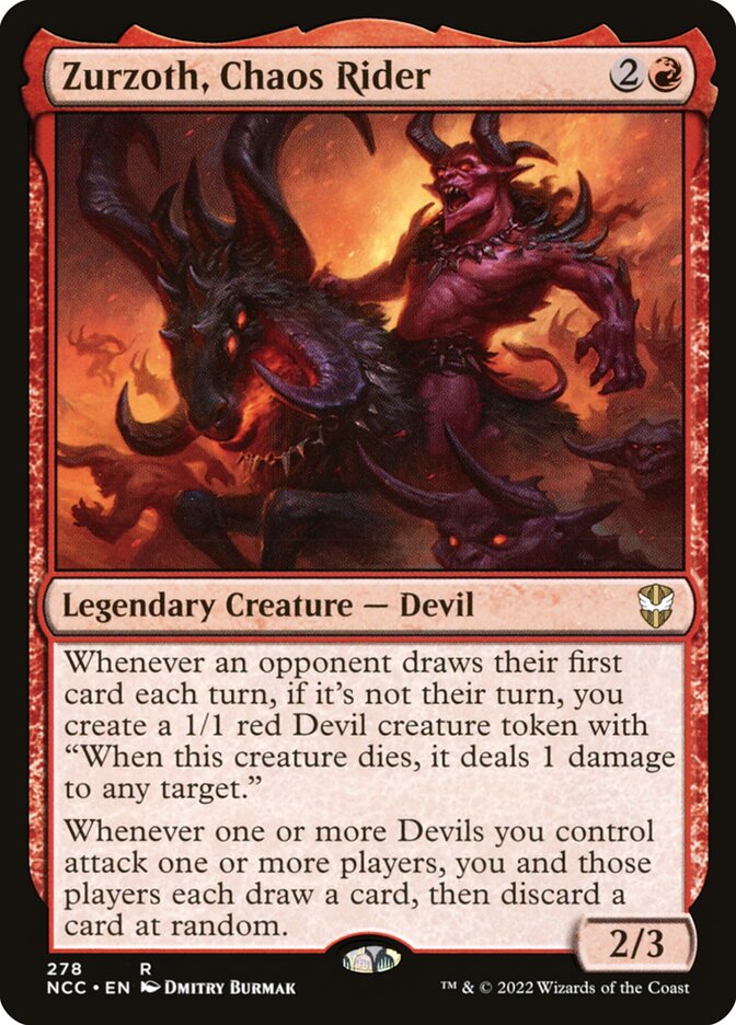 Zurzoth, Chaos Rider (Commander: Streets of New Capenna)  | Good Games North