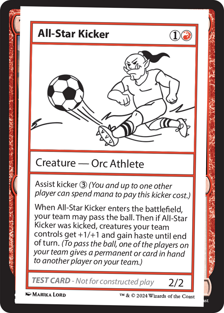 All-Star Kicker [Mystery Booster 2 Playtest Cards] | Good Games North