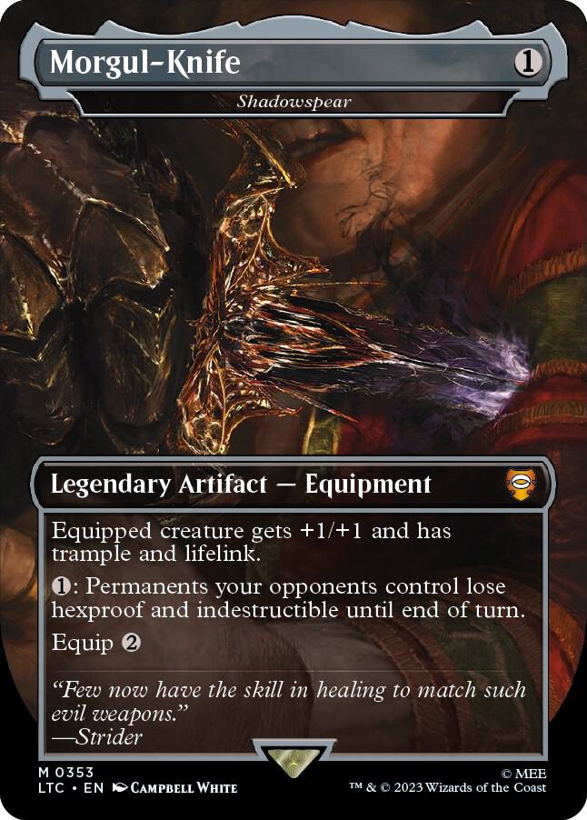 Morgul Knife Shadowspear (Commander: The Lord of the Rings: Tales of Middle-earth)  | Good Games North