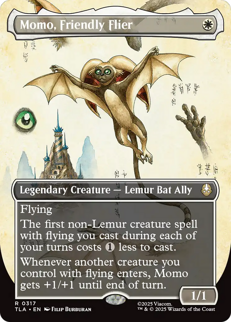 Momo, Friendly Flier (Borderless) [Avatar: The Last Airbender] | Good Games North