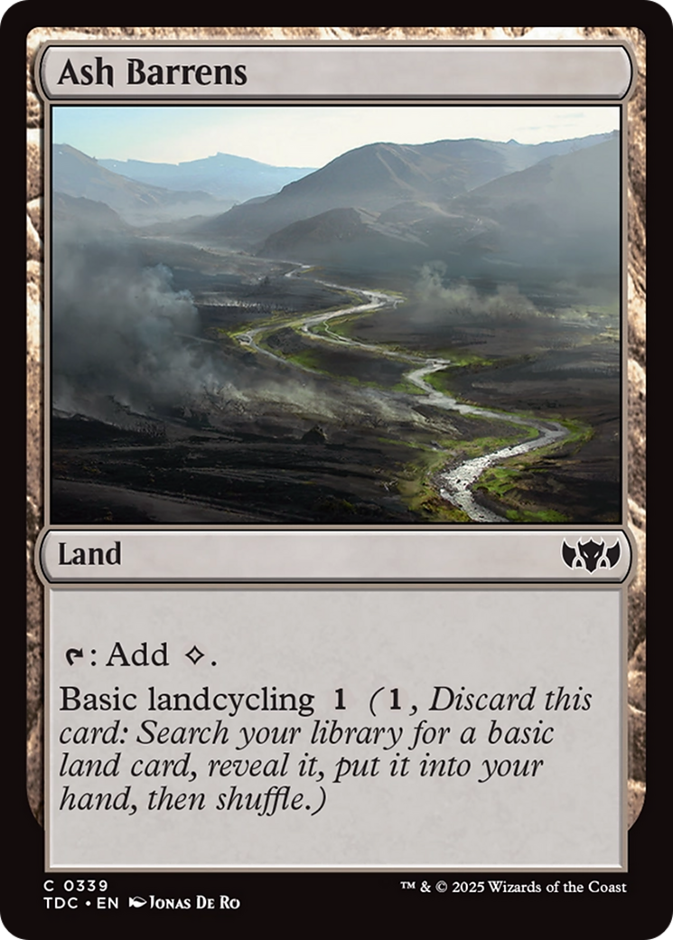 Ash Barrens [Tarkir: Dragonstorm Commander] | Good Games North