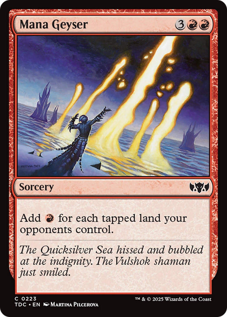 Mana Geyser [Tarkir: Dragonstorm Commander] | Good Games North