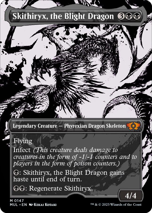 Skithiryx the Blight Dragon Halo Foil (March of the Machine: Multiverse Legends)  - Foil | Good Games North