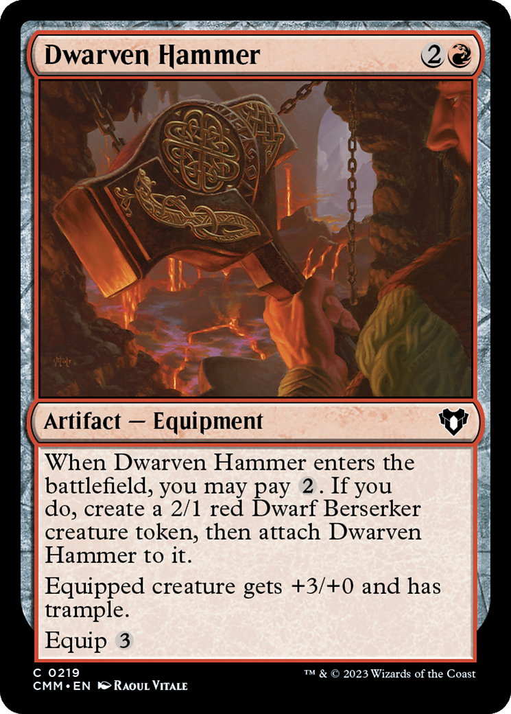 Dwarven Hammer [Commander Masters] | Good Games North