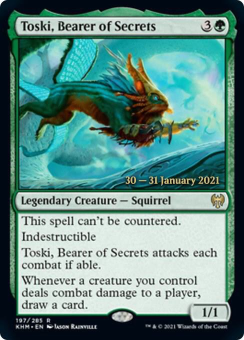 Toski Bearer of Secrets (Prerelease Cards)  - Foil | Good Games North