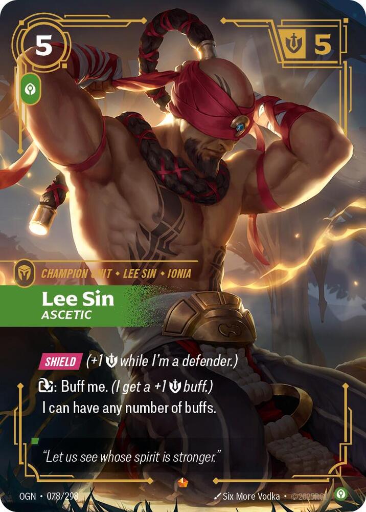 Lee Sin Ascetic (Origins)  - Foil | Good Games North