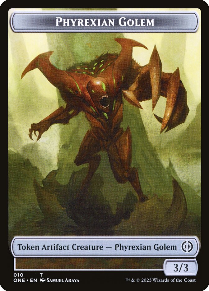 Phyrexian Goblin // Phyrexian Golem Double-Sided Token [Phyrexia: All Will Be One Tokens] | Good Games North