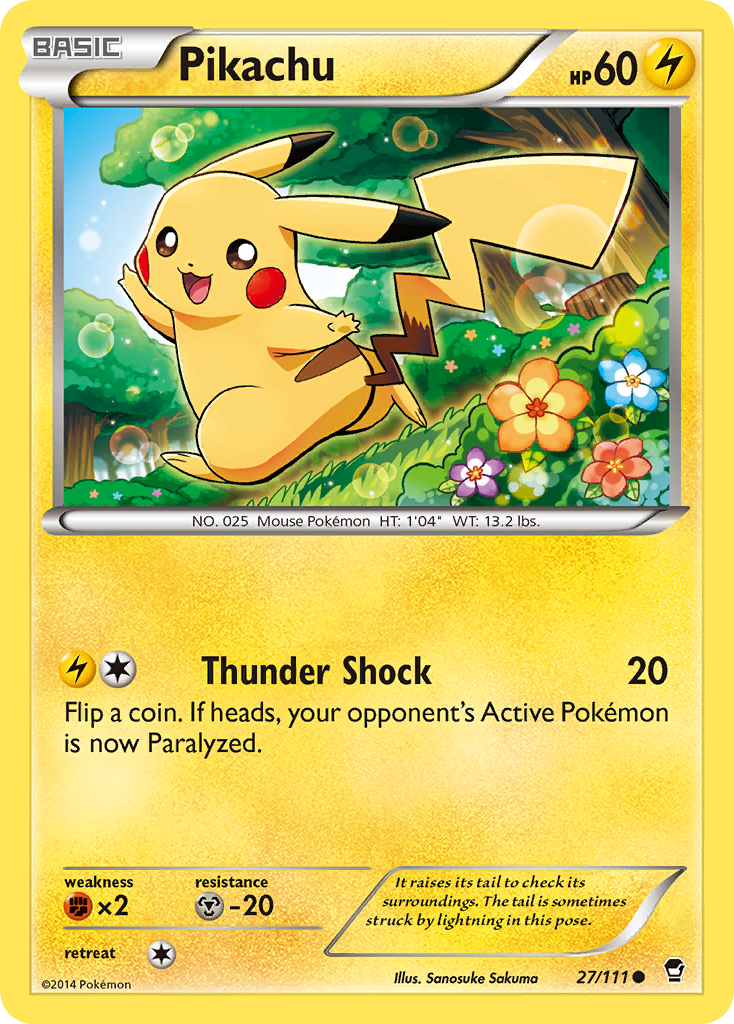 Pikachu (27/111) [XY: Furious Fists] | Good Games North