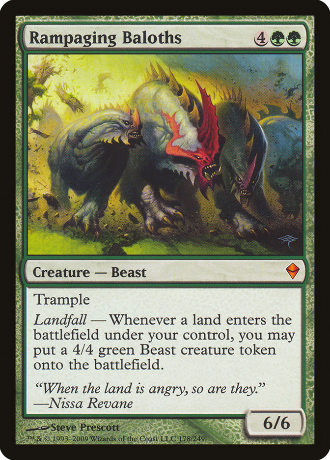 Rampaging Baloths (Oversized) [Oversize Cards] | Good Games North