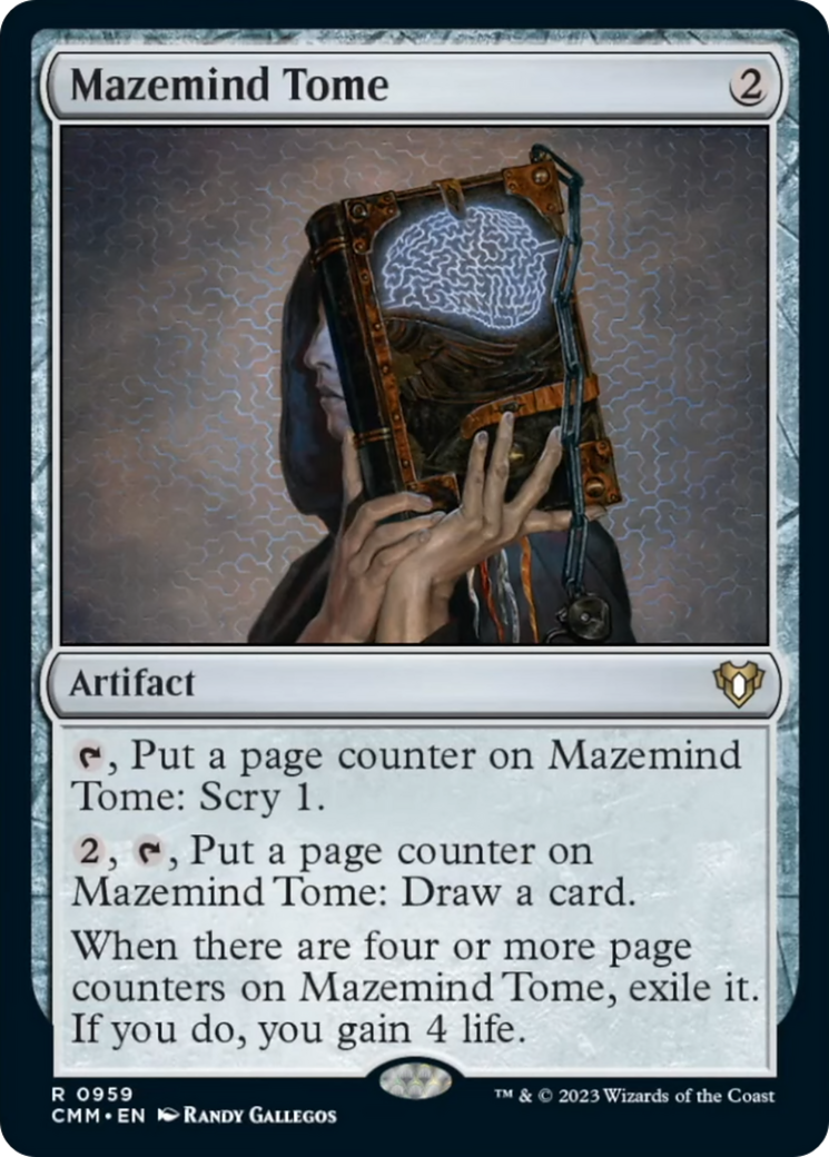 Mazemind Tome [Commander Masters] | Good Games North