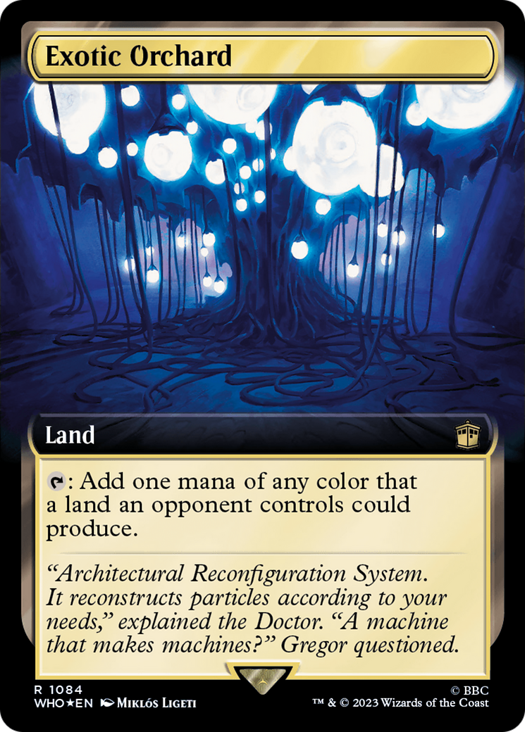 Exotic Orchard (Extended Art) (Surge Foil) [Doctor Who] | Good Games North