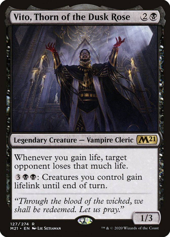 Vito, Thorn of the Dusk Rose (Core Set 2021)  | Good Games North