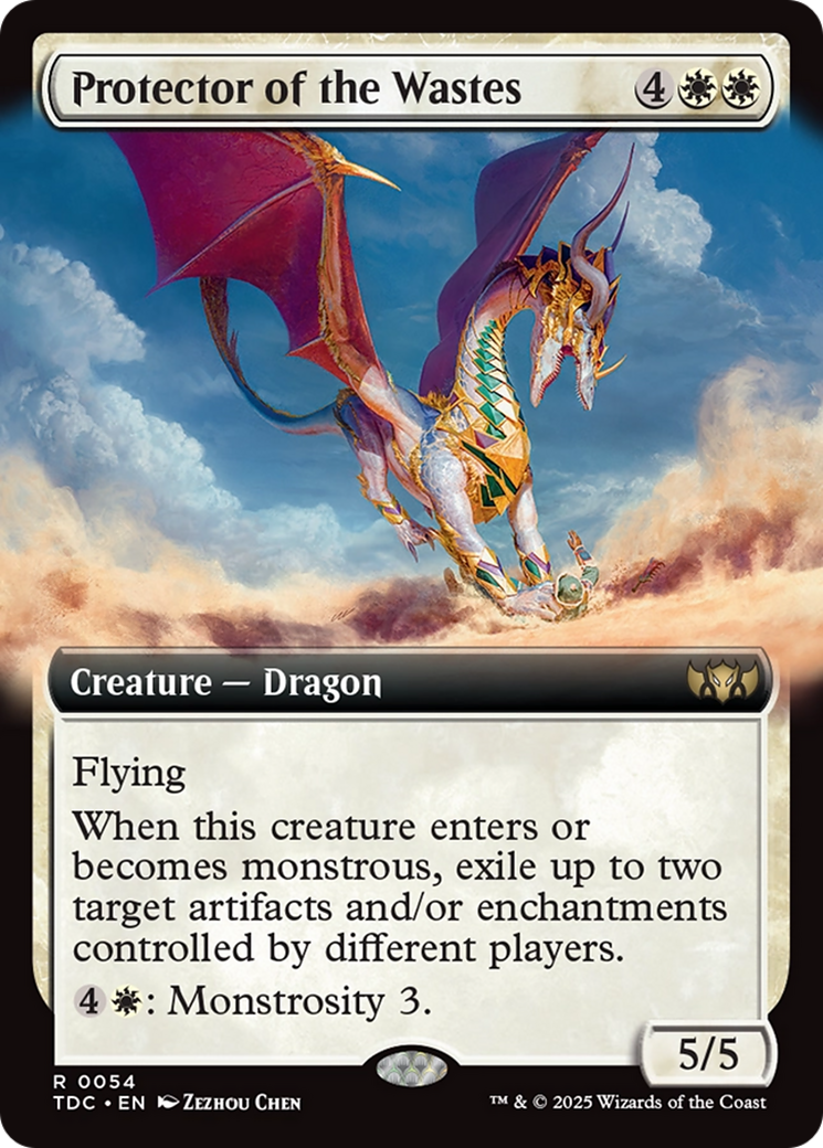 Protector of the Wastes (Extended Art) [Tarkir: Dragonstorm Commander] | Good Games North