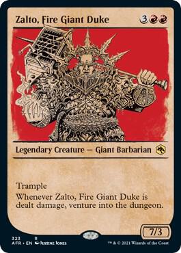 Zalto Fire Giant Duke Showcase (Adventures in the Forgotten Realms)  - Foil | Good Games North