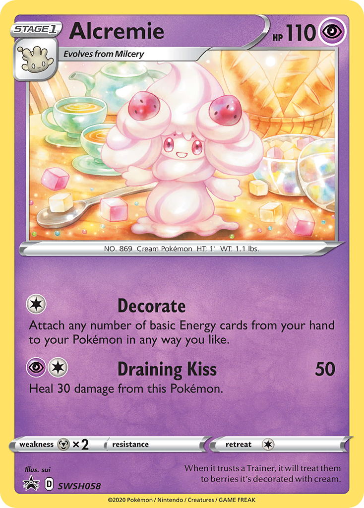 Alcremie (SWSH058) [Sword & Shield: Black Star Promos] | Good Games North