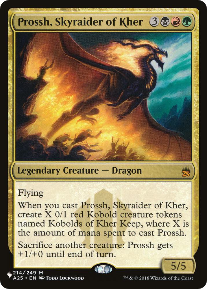 Prossh Skyraider of Kher (The List Reprints)  | Good Games North