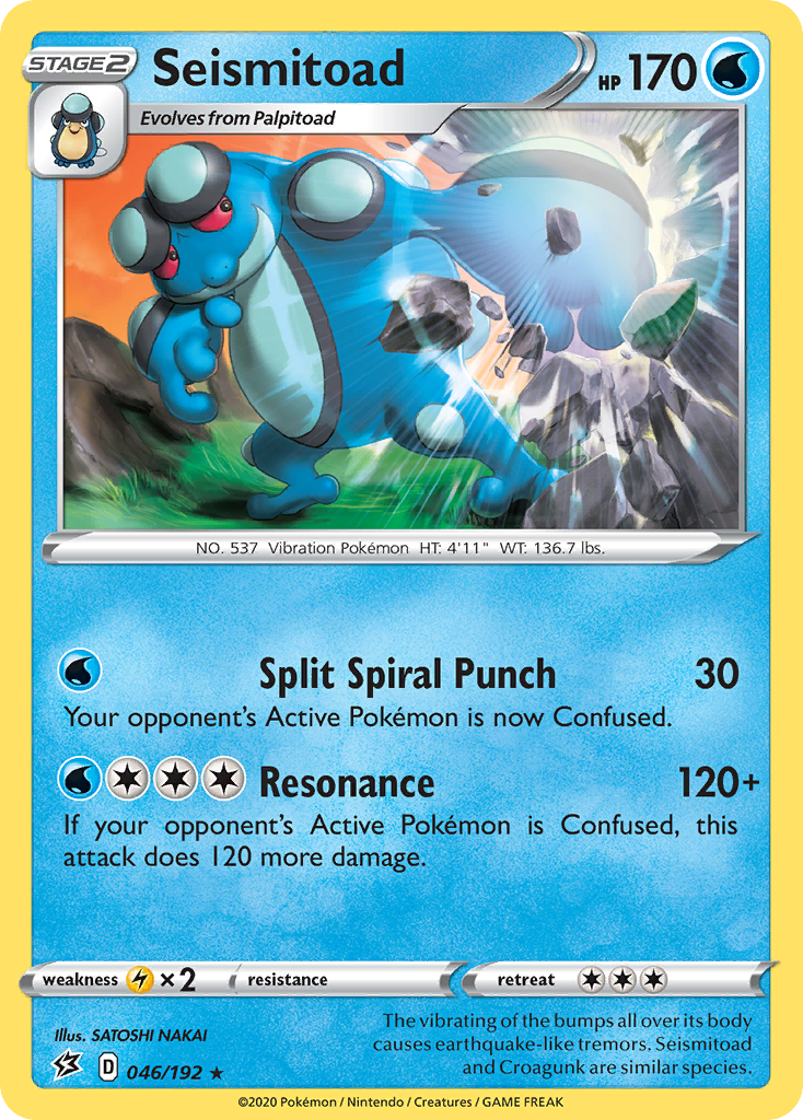 Seismitoad (046/192) [Sword & Shield: Rebel Clash] | Good Games North