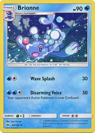 Brionne (40/149) (Cosmos Holo) [Sun & Moon: Base Set] | Good Games North
