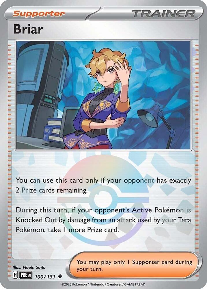 Briar (100/131) (Poke Ball Pattern) [Scarlet & Violet: Prismatic Evolutions] | Good Games North