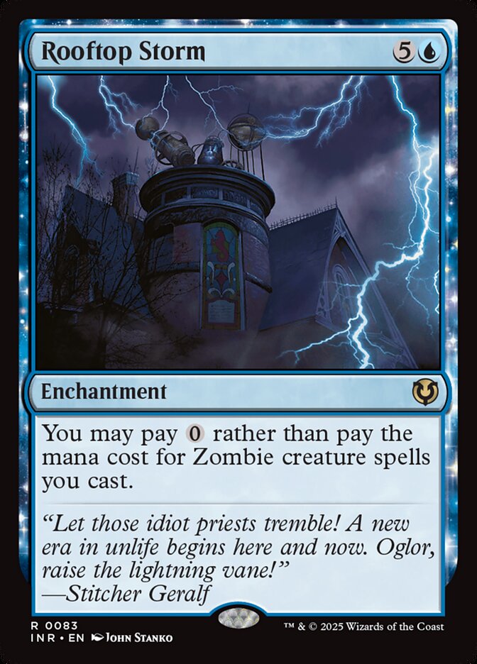 Rooftop Storm 83 (Innistrad Remastered)  - Foil | Good Games North