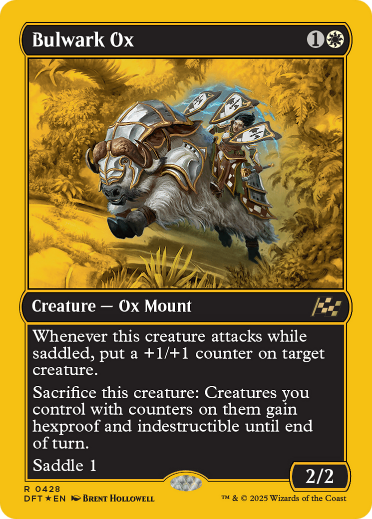 Bulwark Ox (First-Place Foil) [Aetherdrift] | Good Games North