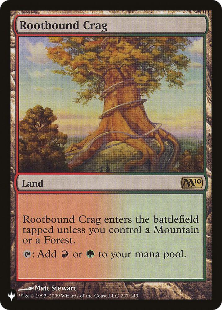 Rootbound Crag M10-227/5075 (The List Reprints)  | Good Games North