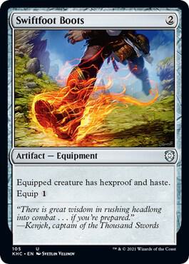 Swiftfoot Boots 105 (Commander: Kaldheim)  | Good Games North