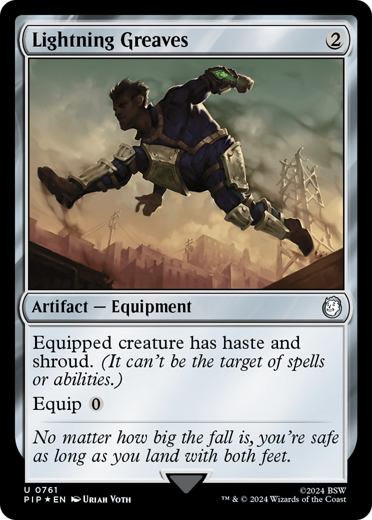 Lightning Greaves (Surge Foil) [Fallout] | Good Games North