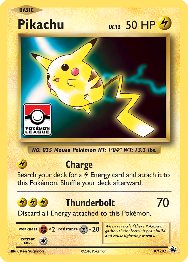 Pikachu (XY202) [XY: Black Star Promos] | Good Games North
