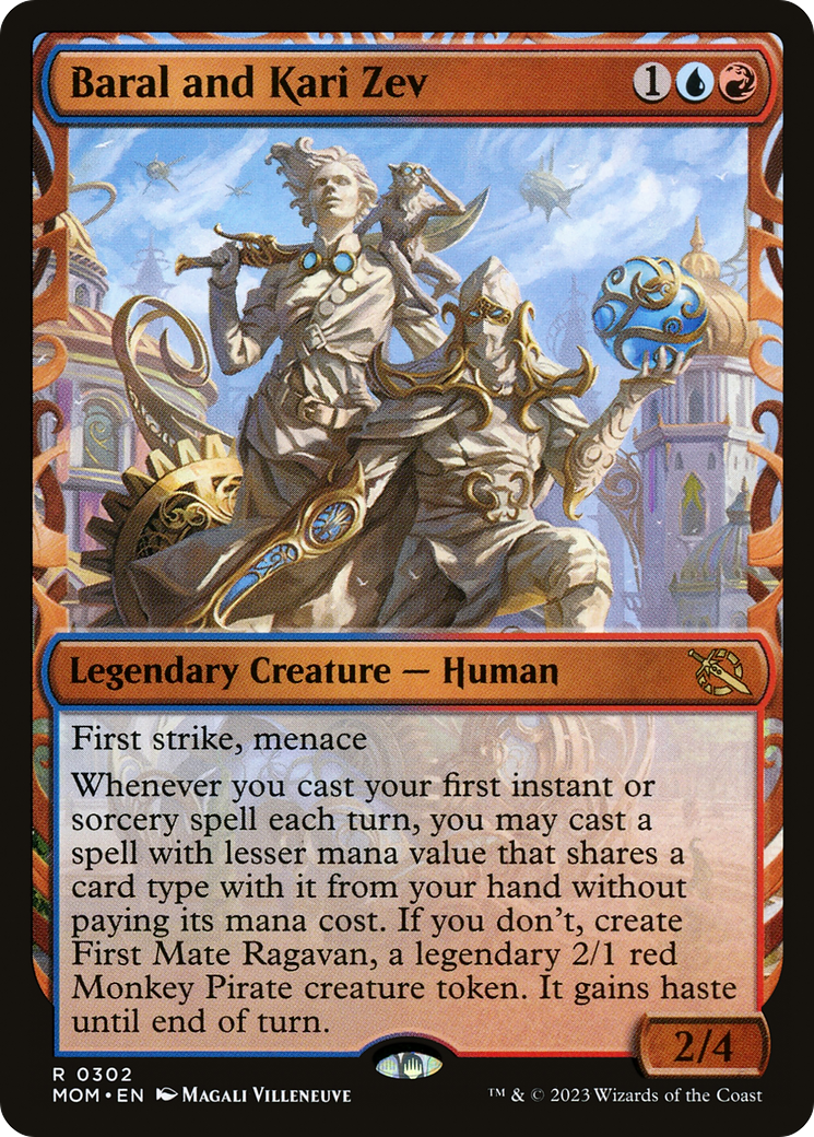 Baral and Kari Zev (Showcase Planar Booster Fun) [March of the Machine] | Good Games North
