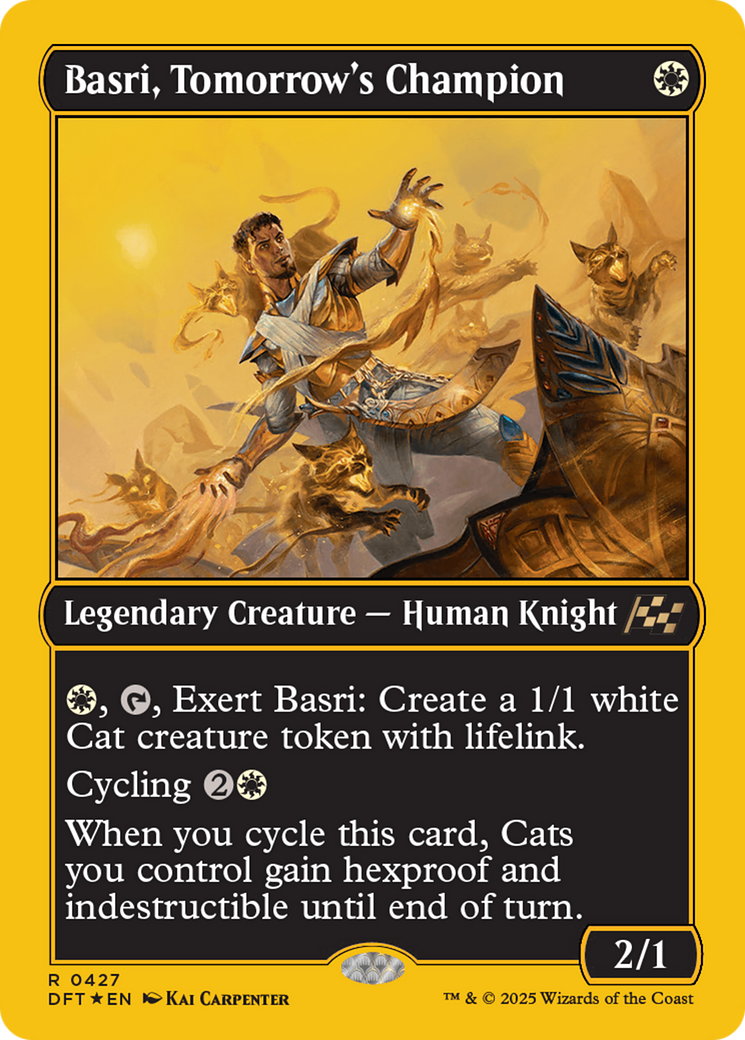Basri, Tomorrow's Champion (First-Place Foil) [Aetherdrift] | Good Games North