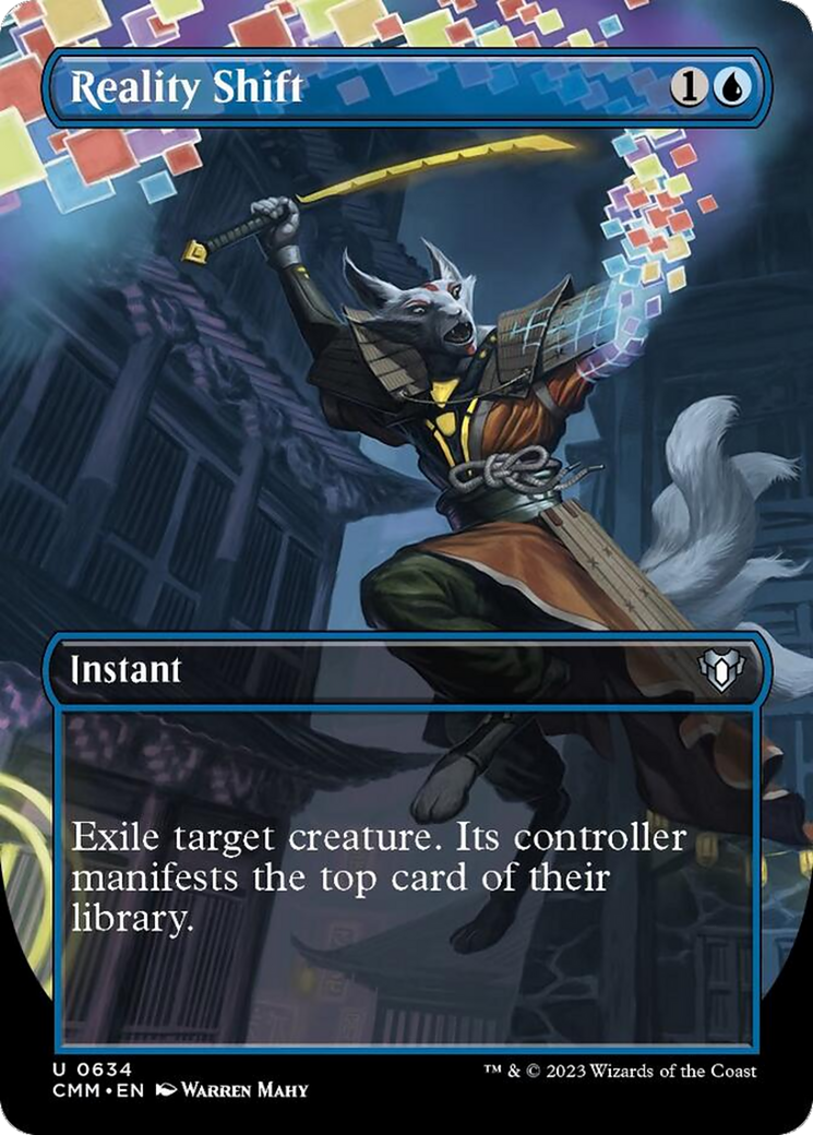 Reality Shift (Borderless Alternate Art) [Commander Masters] | Good Games North