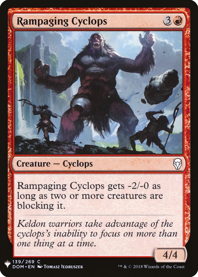 Rampaging Cyclops [Mystery Booster] | Good Games North