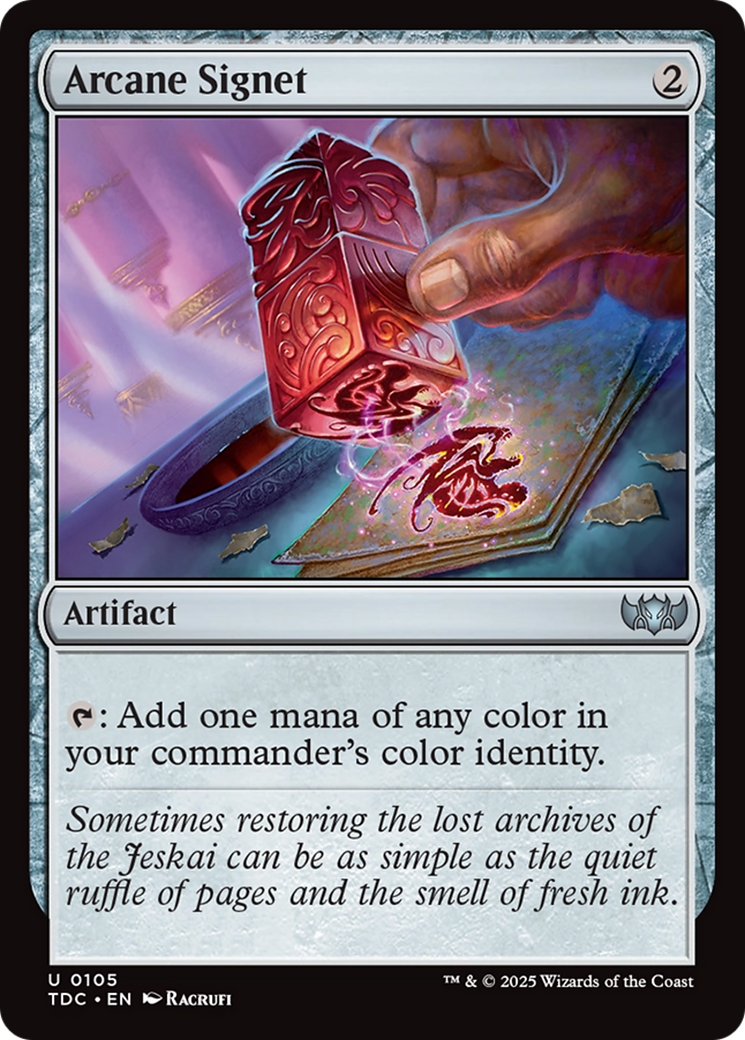 Arcane Signet [Tarkir: Dragonstorm Commander] | Good Games North