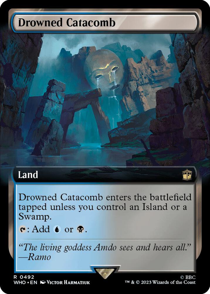 Drowned Catacomb 492/331 (Universes Beyond: Doctor Who)  - Extended Art Foil | Good Games North