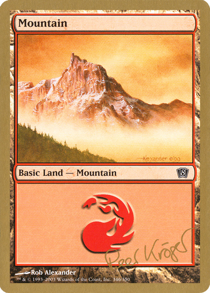 Mountain (pk346) (Peer Kroger) [World Championship Decks 2003] | Good Games North