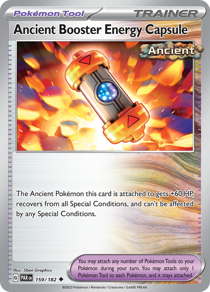 Ancient Booster Energy Capsule (159/182) [Scarlet & Violet: Paradox Rift] | Good Games North