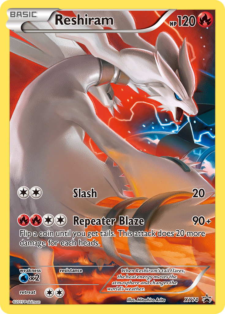 Reshiram (XY74) [XY: Black Star Promos] | Good Games North