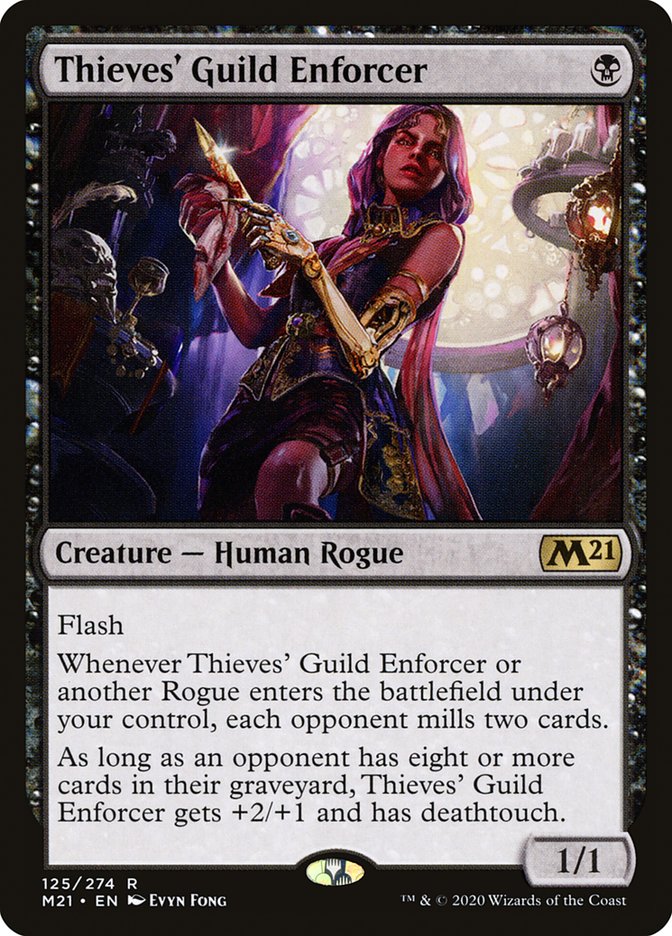 Thieves' Guild Enforcer 125 (Core Set 2021)  - Foil | Good Games North