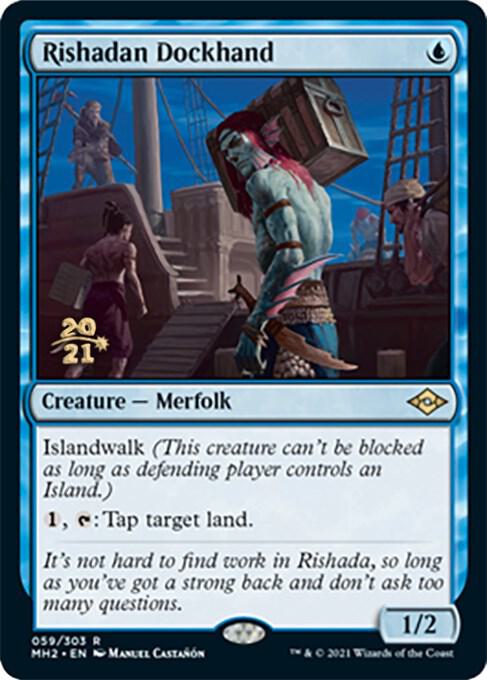 Rishadan Dockhand (Prerelease Cards)  - Foil | Good Games North