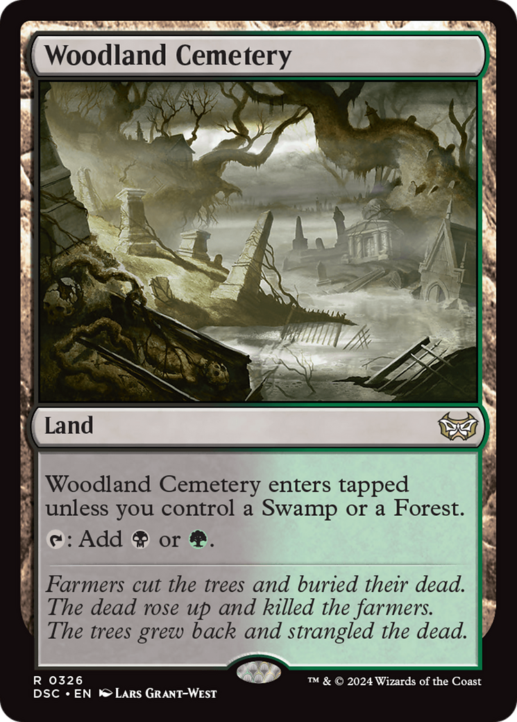 Woodland Cemetery [Duskmourn: House of Horror Commander] | Good Games North