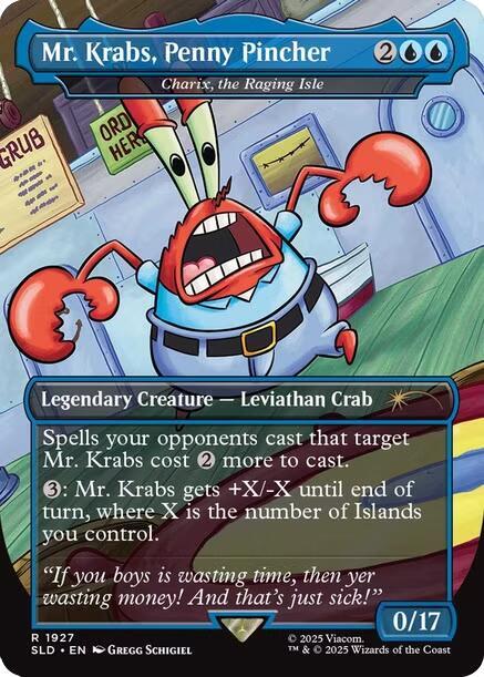 Mr. Krabs, Penny Pincher - Charix, the Raging Isle [Secret Lair Drop Series] | Good Games North