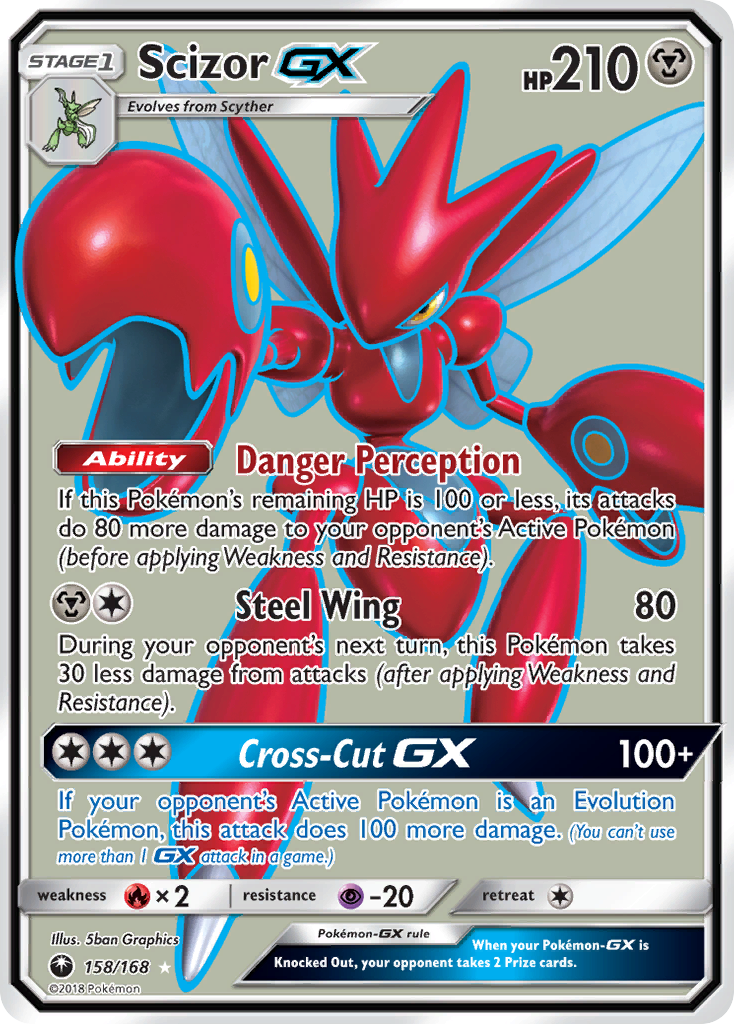 Scizor GX (158/168) [Sun & Moon: Celestial Storm] | Good Games North
